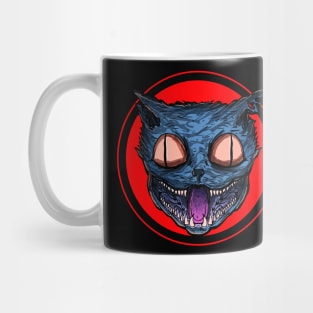 Cursed Cat (red) Mug